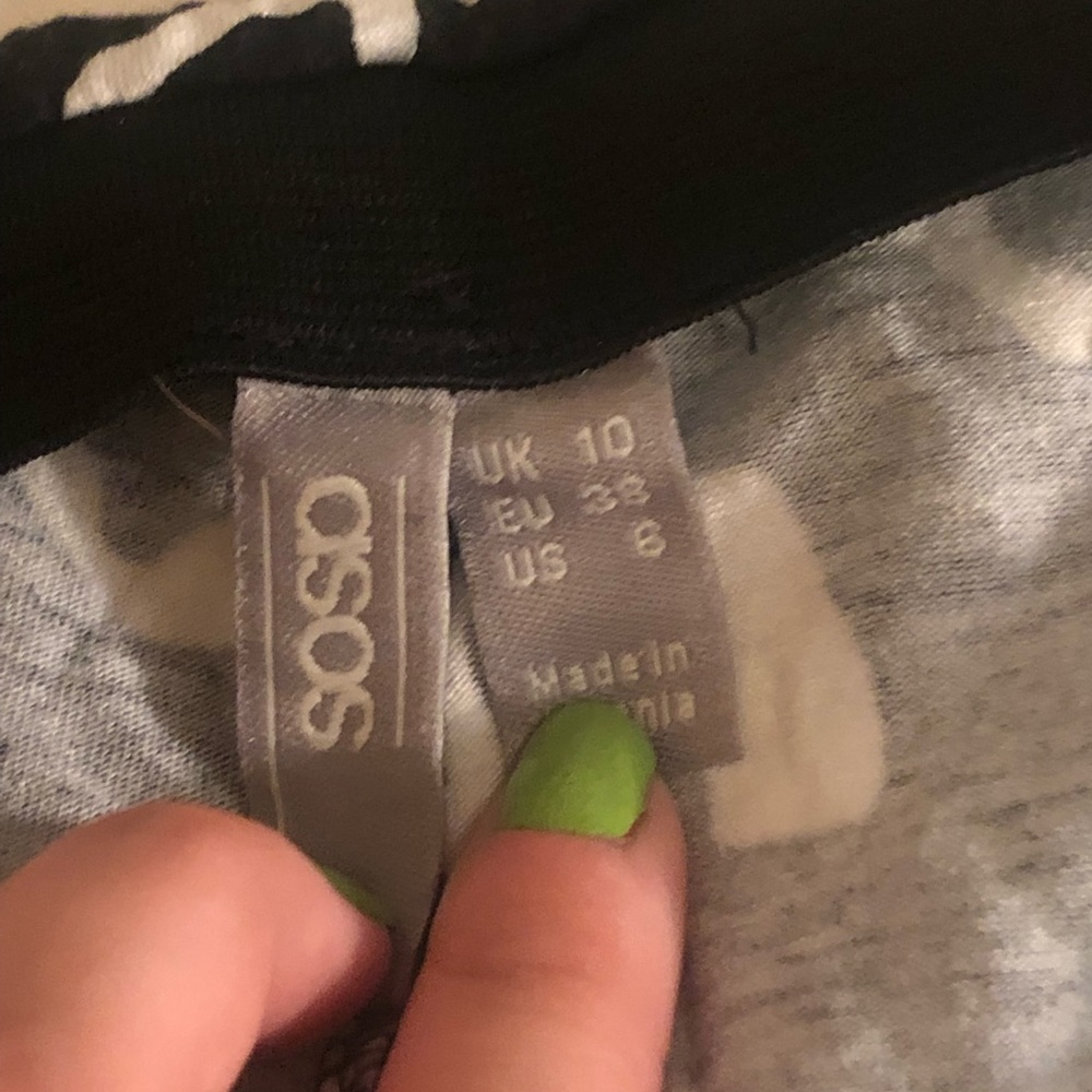 ASOS flared cozy cheetah print pants